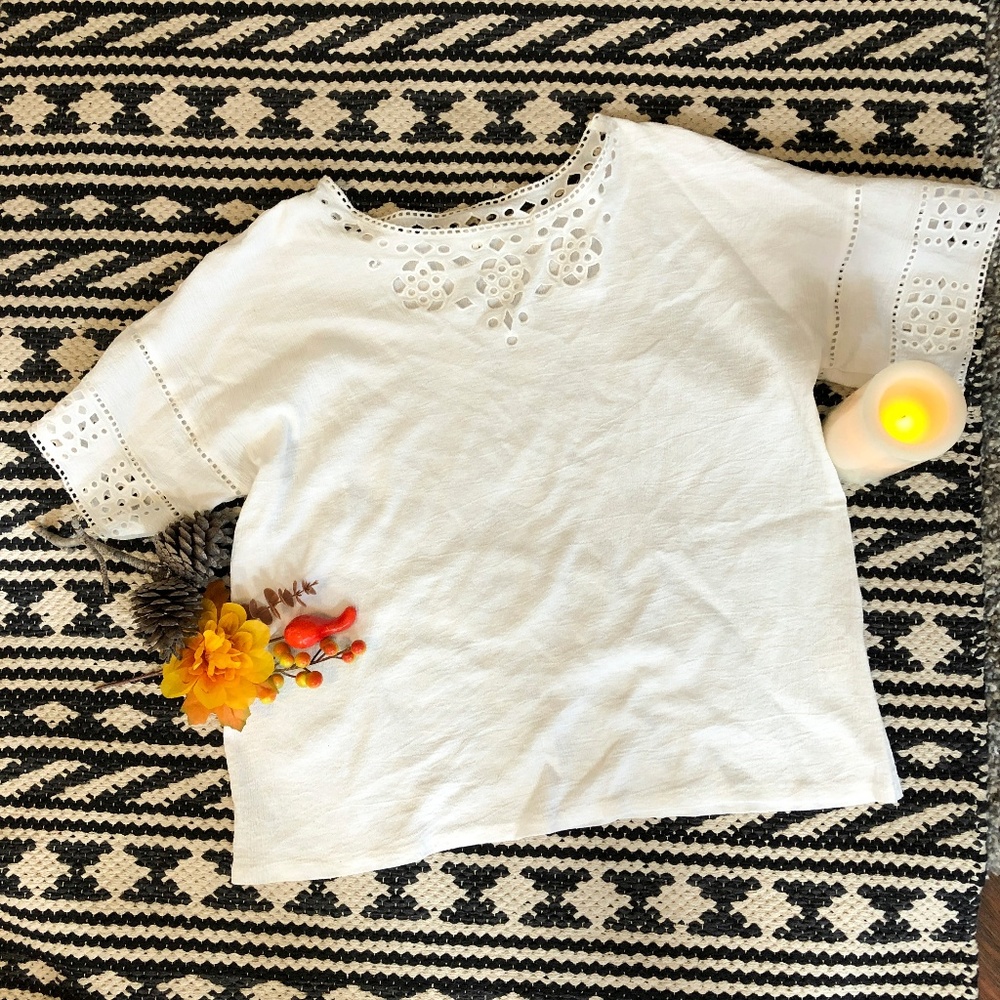 Max Studio Nordstrom 100% Cotton linen top